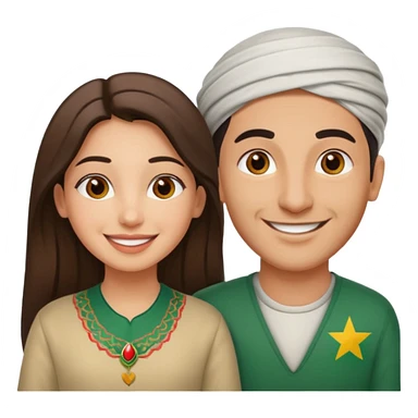 Algerian husband and kurdish girl marriage sticker
