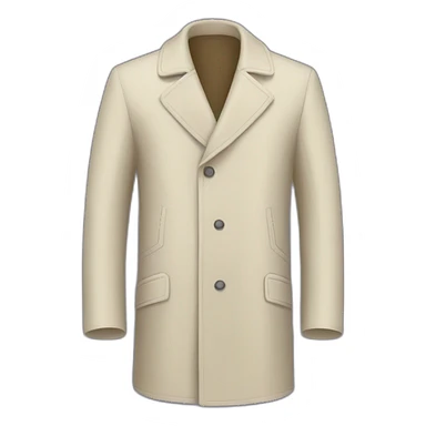 Manteau coupé en deux sticker