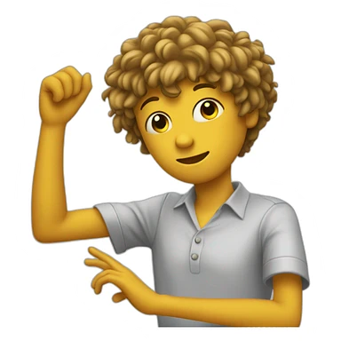 Dab avec les mains sticker