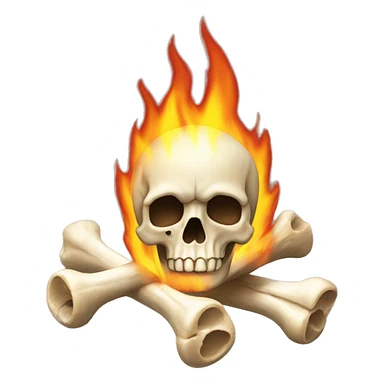Bone fire  sticker