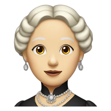 Queen Victoria sticker