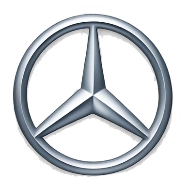 Mercedes benz logo sticker