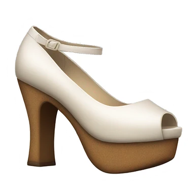 platform heel sticker