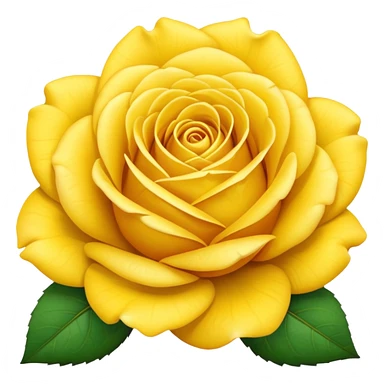 Create a yellow rose emoji sticker