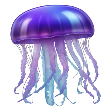 realistic jellyfish sticker