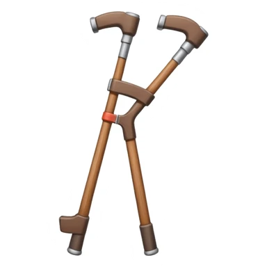 crutches sticker