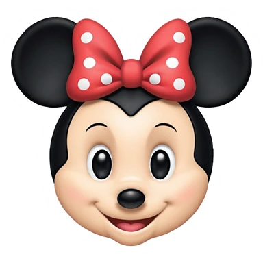 minnie mouse outline sticker