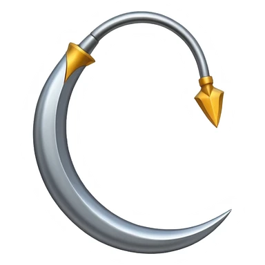 The sickle used by farmers sticker