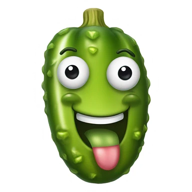 Pickle smile  sticker