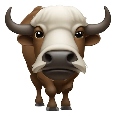 Buffalo with football  sticker