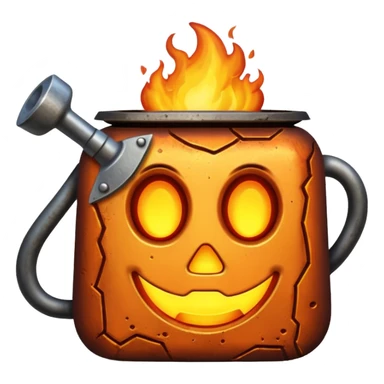 hot iron metal sticker