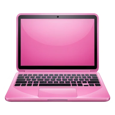 Pink Laptop sticker
