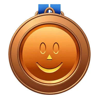 sixth place medal emoji sticker