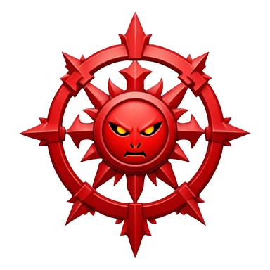 chaos legion red emblem sticker