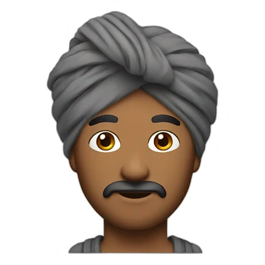 turban guy sticker