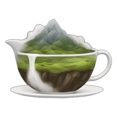 mountain fog tea sticker