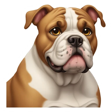 bull dog sticker