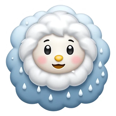 Zăpadă albă sticker