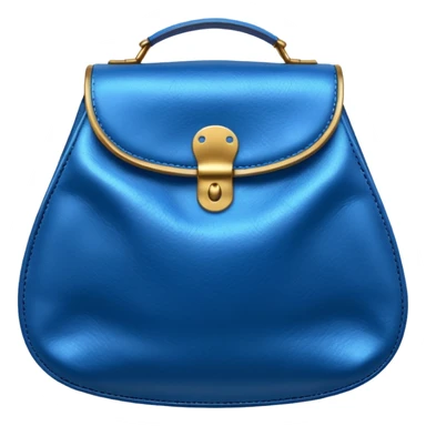 bag of blue coins sticker