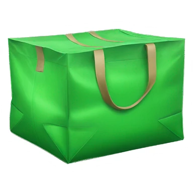 green delivery bag sticker