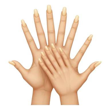 A person with there hands going up and down sticker