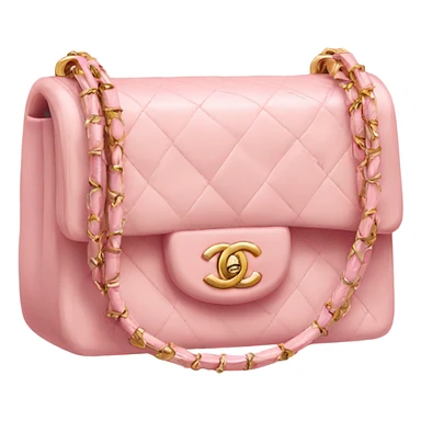 Light pink Chanel bag sticker