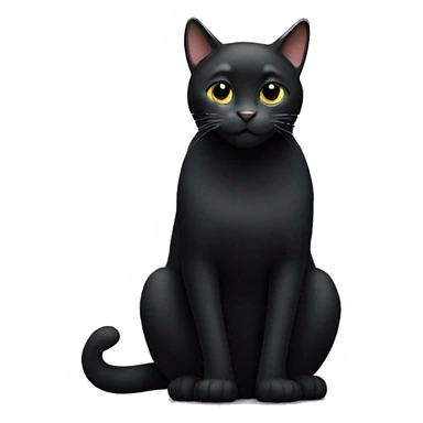 Big Black Cat sticker