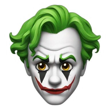 Joker sad sticker