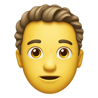yellow emoji looking to the side sticker
