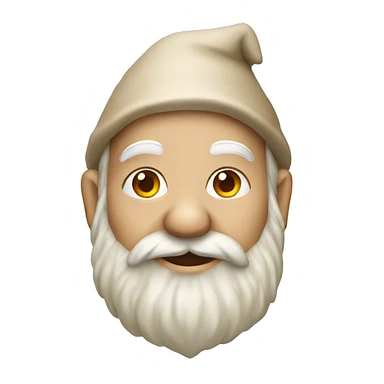 Beige gnome  sticker
