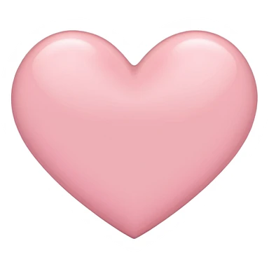 light pink heart emoji  sticker