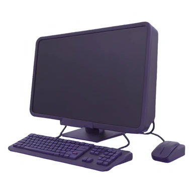 futuristic computer sticker