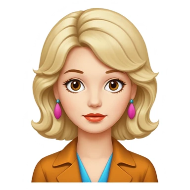 70s 80s single women sticker