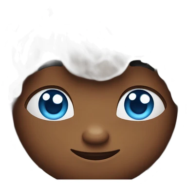 Cute chestnut with blue eyes sticker