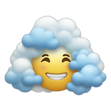 Cœur nuage sticker