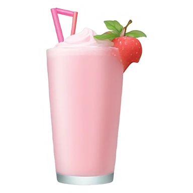Pastel pink drink sticker
