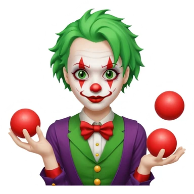 joker  Juggling Balls sticker