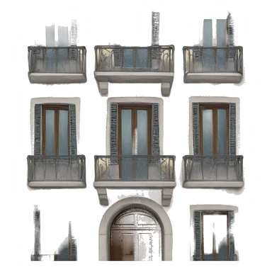 Madrid building sticker