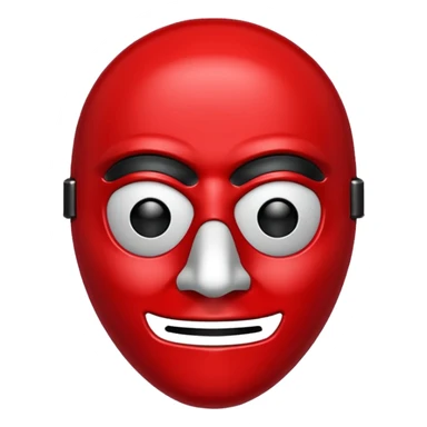 Money heist mask sticker