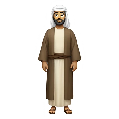 peter, a middle eastern disciple of jesus during biblical times, full body sticker