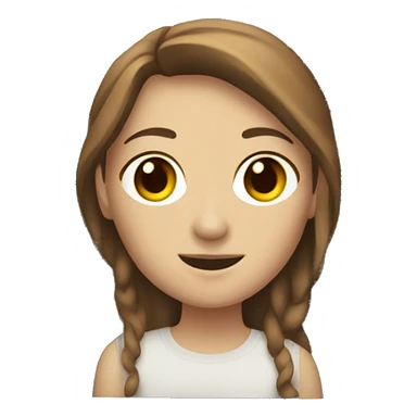 Outside of a white Subaru XV with a brown haired white girl inside the window sticker