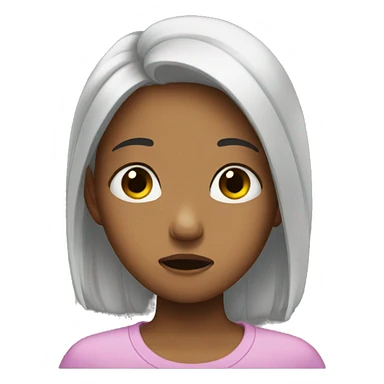 b girl crying  sticker