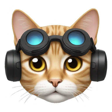 Cat vr sticker