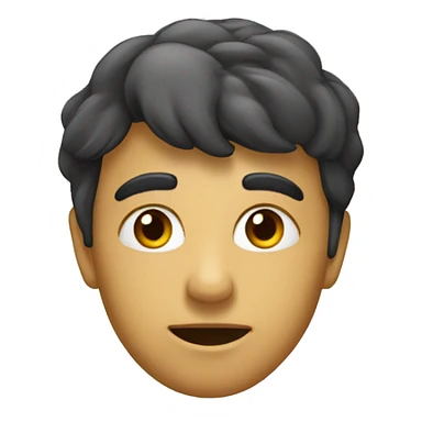 visage vu de côté sticker