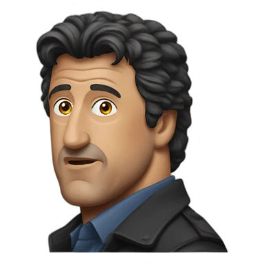 Silvestres stallone  sticker