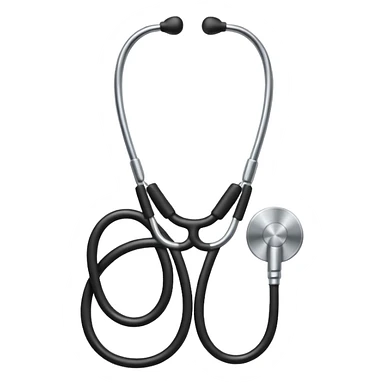 black Stethoscope sticker