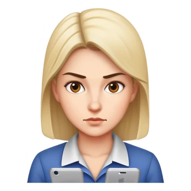 Woman working fast sticker