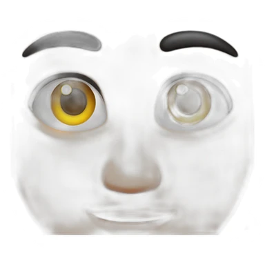 Raised eyebrows sticker