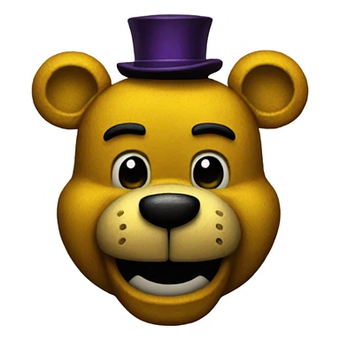Fredbear from fnaf sticker