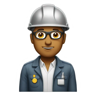 Bold engineer sticker